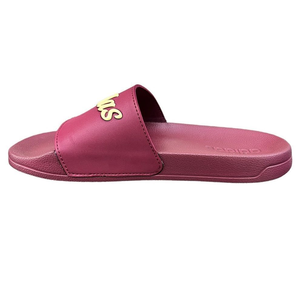 adidas ADILETTE SHOWER SLIDES Red/Sandy Beige Sandal - Picture 10 of 15